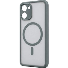 Ulu Pazarlama Xiaomi Poco X8 Pro Loji Magsafe Kapak - Gri