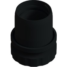 CATEKSSS 32 mm Iç Ayarlı Profil Pabucu Siyah - 55’li Paket
