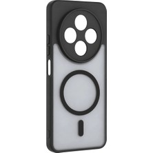 Ulu Pazarlama Xiaomi Redmi 14C Loji Magsafe Kapak - Siyah