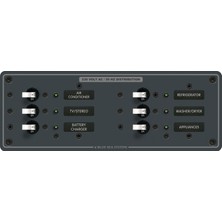 Blue Sea Systems 230V Ac Sigorta Paneli 6 Pozisyonlu 8197