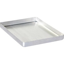 Almetal Alüminyum Köşeli Baklava Tepsisi 20*30*3 cm