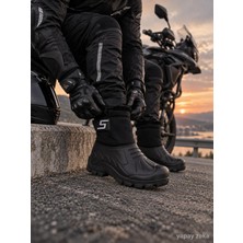ModaOnn Hafif EVA Kauçuk Kışlık Motorcu Botu – Soğuğa ve Yağmura Karşı Korumalı**