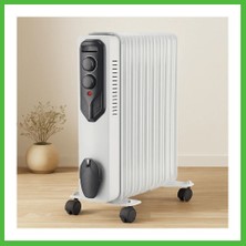 Bezos 11 Dilimli Yağlı Radyatör Isıtıcı 2500W Ayarlı Termostat Arz