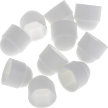 CATEKSSS M12 Somun Kapağı, Plastik Somun Kapama, Somun Gizleyici Kapak - Beyaz - 60’lı Paket