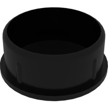 CATEKSSS 42 mm Bombeli Iç Profil Tapası Siyah - 58’li Paket