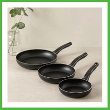 Bezos Teflon 3 Parça Tava Seti (16-20-24 Cm) Arz