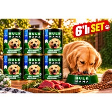 Hulk Mama Sığır Etli Yaş Köpek Maması 400 gr 6'lı Ekonomik Paket