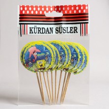 Cadde Süs Süngerbob Temalı Kürdan 20'li