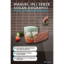 Burada Bulabilirsin Çek Bırak Mekanizmalı Manuel Doğrayıcı Sebze ve Soğan Rondosu