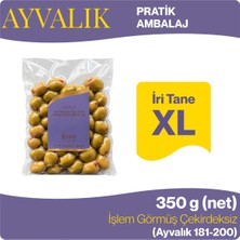 Livvy Premium Foods AYVALIK Biber Dolgulu Yeşil Zeytin 350 g - İşlem görmüş salamura çekirdeksiz yeşil zeytin