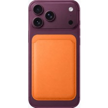 Sneezy Iphone 18 Pro -18 Pro Max Uyumlu Birinci Sınıf Magsafe Cüzdan Magsafe Deri Kartlık
