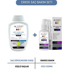 Aclind Aclınd® Erkek Saç Bakım Seti | Anti-Hair Loss Şampuan For Men 300 ml + Saç Bakım Serumu 50 ml