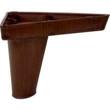 CATEKSSS 10 cm Eymen Ayak Ahşap - 5’li Paket