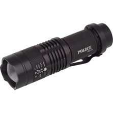 Dorasan Pc-11 Tek Pilli Mini El Feneri Cree Q5 LED Zoomlu