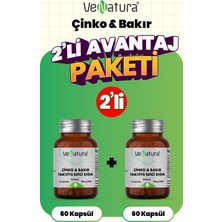 Venatura Çinko Bakır 60 Kapsül 2 Adet