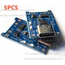 Arduino TP4056 5 Adet Ters Akım Korumalı TP4056 18650 Typec