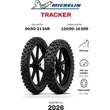 Michelin Tracker 90/90-21 54R - 120/90-18 65R Ön Arka Motosiklet Lastik Takımı (2026)