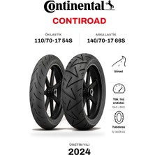Continental Contiroad 110/70-17 54S - 140/70-17 66S Ön Arka Motosiklet Lastik Takımı 2024