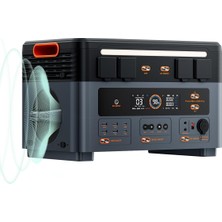 Tr Powerstation Powermax 2400 Pro Taşınabilir Güneş Jeneratörü, 2400 W (4800 W Uç), Lifepo4 2