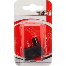Tek-Iş Işıksız Ikili Anahtar Düz