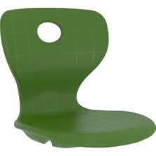 CATEKSSS Monoblok Sandalye Oturağı Plastik Sandalye Tablası - Yeşil - 32’li Paket