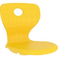 CATEKSSS Monoblok Sandalye Oturağı Plastik Sandalye Tablası - Sarı - 18’li Paket