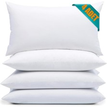 Tr 4 Adet Boncuk Silikon Yastik 700 Gram Antialerjik 50X70 cm Ekonomik Yastik