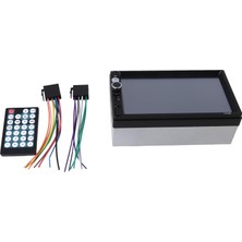 7010B Araba Multimedya Evrensel Araba Radyo Metal Çalar Dokunmatik Ekran Araba Mp5 Çalar Araba Mal