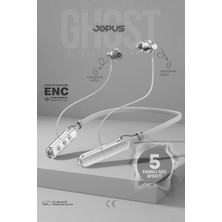 Tr Ghost Boyun Askılı Hd Ses Kaliteli Ses Değiştirme Modlu V5.3 Kablolu Bluetooth Kulaklık Gri,