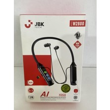 Tr Jbk Tech W2800 Manyetik Neckband Bluetooth 5.3 Kulaklık