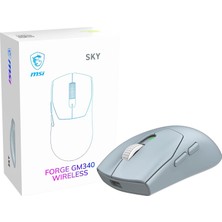 Tr Gg Forge GM340 W Sky Gamıng Mouse Max 12000 Dpı 57GR Kablosuz Optık Sensor Oyuncu Faresı