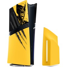 Sony Playstation 5 Pro Wolverine Sarı Yellow Limited Edition Kapak Seti