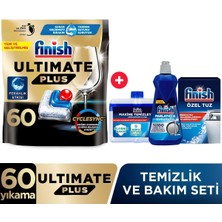 Ultimate Plus Bulaşık Makinesi Deterjanı Kapsül Tablet 60 Adet + Temizlik ve Bakım Seti