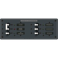 Blue Sea Systems 230V Ac Sigorta Paneli 4 Pozisyonlu + Ac Ana Devre 8199
