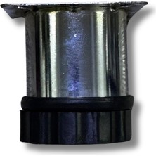 CATEKSSS Tablalı Ayarlı Metal Dolap Tezgah Baza Koltuk Kanepe Ayağı Krom Çap:42 mm 5 cm - 16’lı Paket
