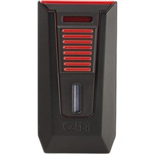 Colibri Slide Black/red Çift Torch Puro Çakmağı
