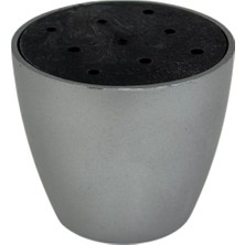 CATEKSSS 6 cm Vazo Tablalı Ayarlı Ayak Krom - 20’li Paket