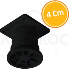 CATEKSSS 4 cm Gizem Ayak Siyah - 25’li Paket