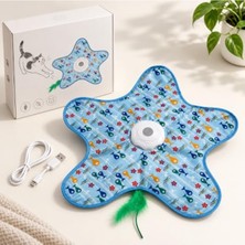 Die Grup Otomatik Dönen Tüylü Kedi Oyuncağı, USB Şarjlı, 3 Modlu