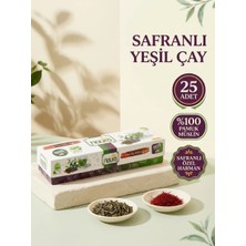 Noura Natural Bardak Poşet Safranlı Yeşil Çay 25 Adet