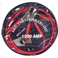 Sprenda Akü Takviye Kablosu Çantalı Araç Oto Kalın Kaliteli Kablo 1200 Amper