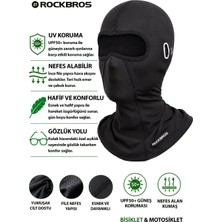 Rockbros Boyunluklu ve Gözlük Yollu Motorcu Maskesi ve Motorcu Balaklava