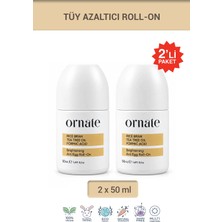 Ornate Karınca Tüy Azaltıcı, Beyazlatıcı, Koku ve Ter Karşıtı Unisex Doğal Roll On 2'li Set