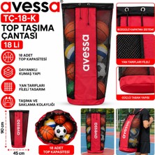 Avessa Tç-18 Top Taşıma Çantası 18LI Kırmızı