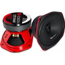 Tr Edison ED-V69PRO 6x9 Oval Karbon Göbek Midrange Hoparlör 250W Rms 100DB 1.5 Voice Coil 4 Ohm
