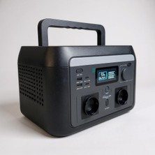 Tr Thor 1000 Taşınabilir Güç Istasyonu, 1000W, 614WH Lifepo4, Saf Sinüs Inverter, Siyah