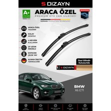 Drs Tuning S-Dizayn Bmw X6 Ön Cam Silecek Seti 2012-2014 Premium Araca Özel 60-50 cm A+ Kalite AOCS-2046
