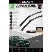 Drs Tuning S-Dizayn Bmw 6 Serisi Gran Coupe F06 Coupe Ön Cam Silecek Seti 2012-2018 Premium Araca Özel 65-43 cm