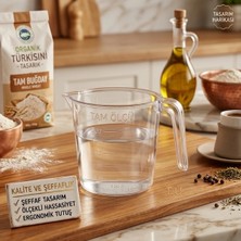 Ett Cazibiz Şeffaf Ölçekli Mutfak Ölçü Kabı 500 ML-438250