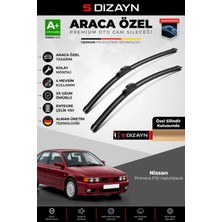 Drs Tuning S-Dizayn Nissan Primera P10 Hatchback Ön Cam Silecek Seti 1990-1996 Premium Araca Özel 53-48 cm A+ K